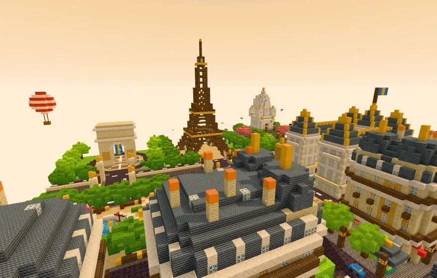 Belle Ville: a grand old city with boulevards, a palace and an iron tower